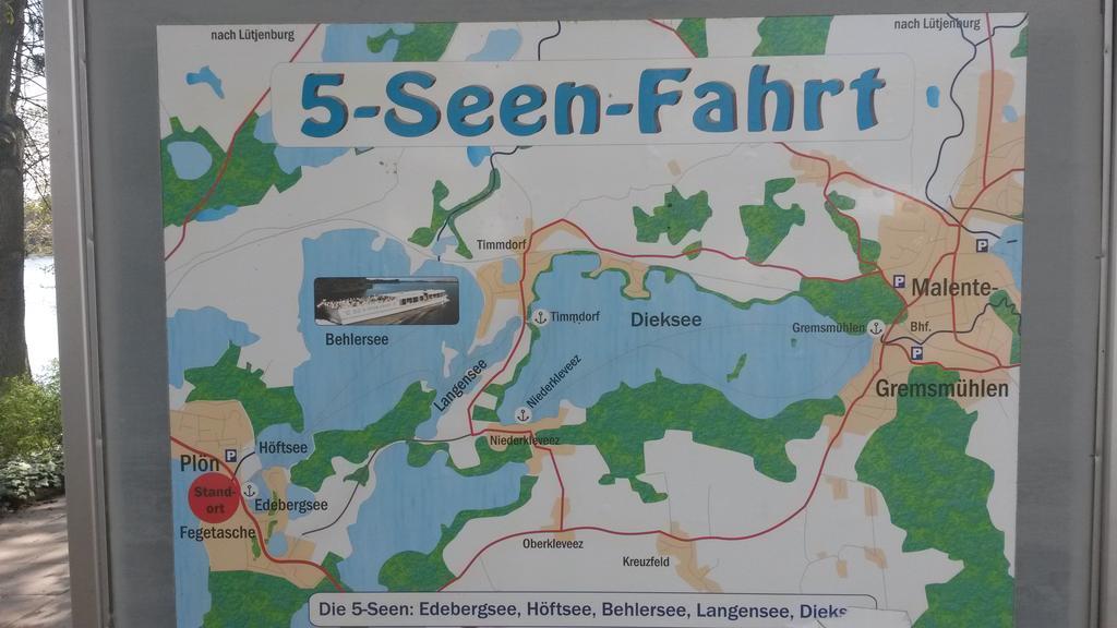 Plön - Traumhafter Seeblick Exterior foto